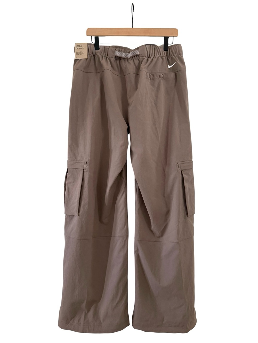 Nike ACG Wide Leg Cargo Pants in Taupe - Picture 7 of 11